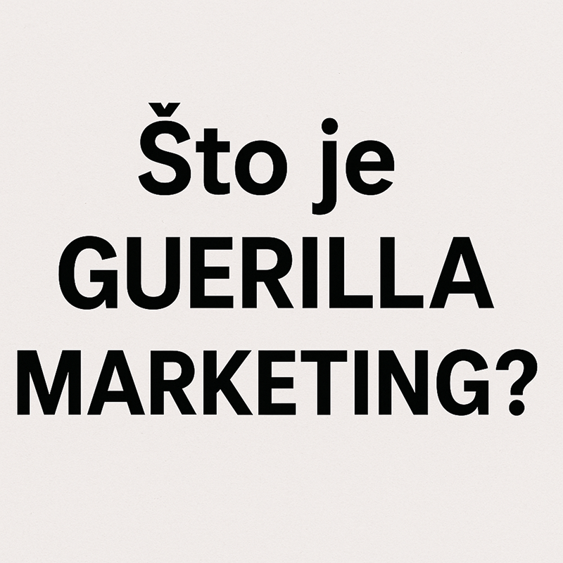 Što je guerilla marketing?